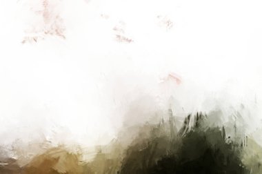 Canlı fırça darbeleriyle boyanmış. Renkli desenli resim. Fırçalanmış duvar kağıdını boya.