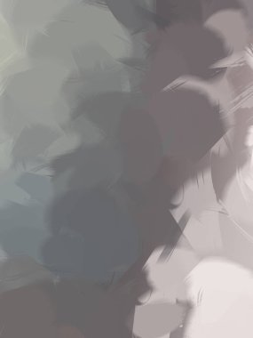 Vahşi fırça darbeleri. Taranmış Boyalı Soyut Arkaplan. Fırça darbesi ile boyanmış. Boya darbeleri. 2B Görüntü.