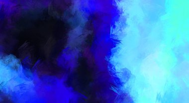 Renkli fırça darbelerinin 2D çizimi. Dekoratif desenli resim. canlı boya desenli arkaplan.