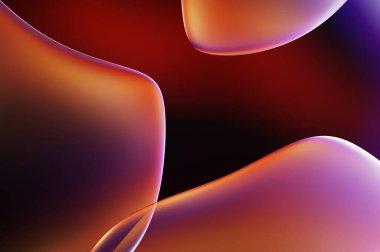 Soyut arkaplan. Değişken renk değişim dalgaları, dinamik hareketlerle. Işık dalgalarının neon renkli soyut tasarımı. Duvar kağıdı, afiş, arkaplan, kart, kitap illüstrasyonu, web sitesi.