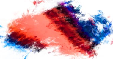 Taranmış Boyalı Soyut Arkaplan. Fırça darbesi ile boyanmış. Sanatsal canlılık ve renkli duvar kağıdı.