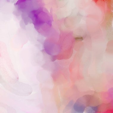 Alkol mürekkebini andıran rahatlatıcı fırça darbelerinin modern resmi. Poster, duvar sanatı, afiş, kart, kitap kapağı veya ambalaj için pastel renkli suluboya resim.