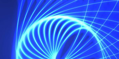 Işık dalgalarının neon renkli soyut tasarımı. Dijital arka plan ve neon ışığı parlama efekti. Parlak ışınlar duvar kağıdı.