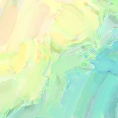 El yapımı sürreal soyut desenli suluboya. Modern sanatsal resim. 2D çizim. Arkaplan boyası karışımı. Yaratıcı duvar sanatı. Çağdaş sanat.