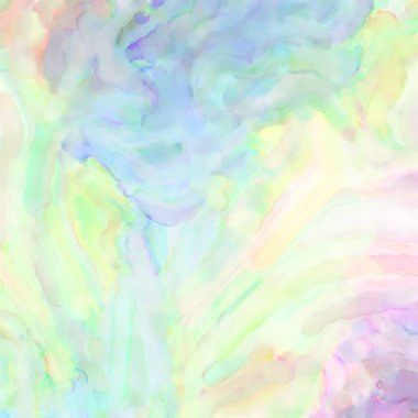 El yapımı sürreal soyut desenli suluboya. Modern sanatsal resim. 2D çizim. Arkaplan boyası karışımı. Yaratıcı duvar sanatı. Çağdaş sanat.