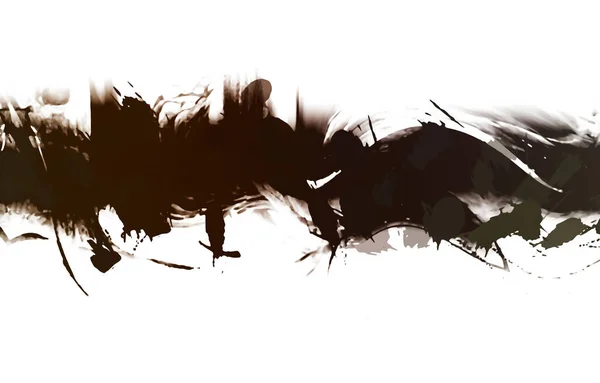 Розписане Художнє Творіння Пензлем Яскраві Шпалери Унікальна Творча Ілюстрація Абстрактний — стокове фото