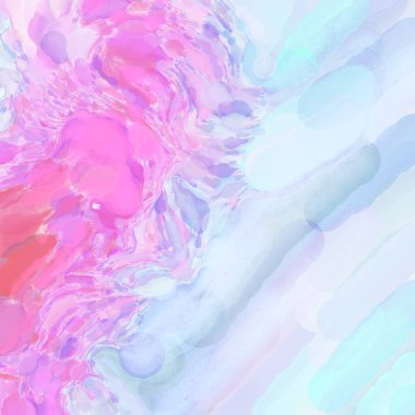 Çağdaş sanat. El işçiliğinin renkli dokusu. Modern resim. Yüzeyde suluboya vuruşlar. Sanatsal arkaplan resmi. Tablo üzerinde soyut resim. Fırça darbeleri. 