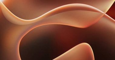 Soyut arkaplan. Değişken renk değişim dalgaları, dinamik hareketlerle. Işık dalgalarının neon renkli soyut tasarımı. Duvar kağıdı, afiş, arkaplan, kart, kitap illüstrasyonu, web sitesi.