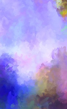 Sanatsal soyut arkaplan. Doku boyalı duvar kağıdı. Boya darbeleriyle yaratıcı bir illüstrasyon. Fırça desenli resim.