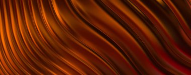 Soyut arkaplan. Renkli dalgalı yansıtıcı duvar kağıdı. Duvar kağıdı, afiş, arkaplan, kart, kitap kapağı veya web sitesi için grafiksel resimleme.