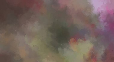 Renkli fırça darbelerinin 2D çizimi. Dekoratif desenli resim. canlı boya desenli arkaplan.