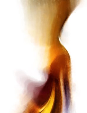 Modern sanat. Renkli çağdaş sanat eserleri. Renkli boya darbeleri. Soyut arkaplanda fırça darbeleri. fırça boyası.