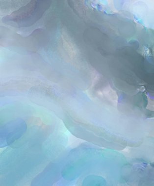 2D çizim. Sanatsal arkaplan resmi. Tablo üzerinde soyut resim. Çağdaş sanat. El yapımı resim. Renkli doku. Modern sanat eserleri. Yüzeyde suluboya fırça darbeleriyle boyama.