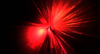 Fütürist mercek patlaması. Parlayan parçacıkları ve çizgileri olan ışık patlaması yıldızı. Güzel soyut ışın arkaplanı.