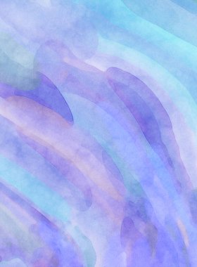 Yumuşak suluboya duvar kağıdı. Hafifçe fırçalanmış renkleri olan sanatsal bir resim. Pastel renkler arkaplana dokunmuş. Soyut duvar sanatı..