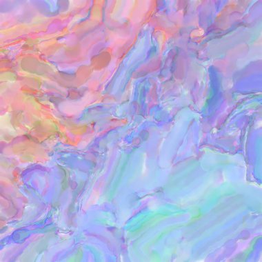 El yapımı sürreal soyut desenli suluboya. Modern sanatsal resim. 2D çizim. Arkaplan boyası karışımı. Yaratıcı duvar sanatı. Çağdaş sanat.