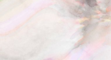 Pastel renklerde suluboya resim. Poster, duvar sanatı, afiş, kart, kitap kapağı ya da ambalaj için rahatlatıcı kompozisyonun yumuşak renkli çizimi. Modern fırça darbeleri resim.