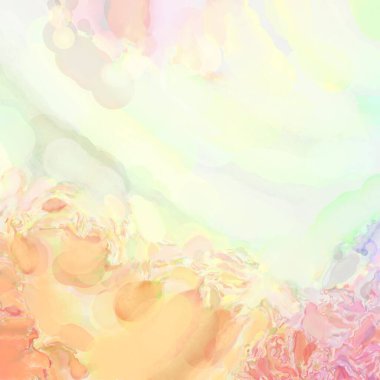 El yapımı sürreal soyut desenli suluboya. Modern sanatsal resim. 2D çizim. Arkaplan boyası karışımı. Yaratıcı duvar sanatı. Çağdaş sanat.