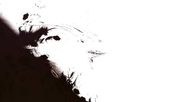 Taranmış Boyalı Soyut Arkaplan. Vahşi kaotik fırça darbeleri. Boya darbeleri. 2D İllüstrasyon. Fırça darbeli resim. 