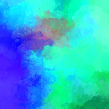 Duvar sanatı Eşsiz ve yaratıcı illüstrasyon. Fırça darbesi ile boyanmış. Renkli fırça darbelerinin soyut arkaplanı. Fırçalanmış canlı duvar kâğıdı. Boyalı sanatsal yaratım.