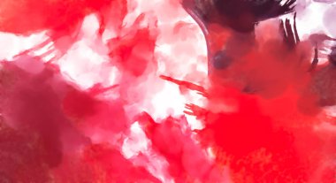 El yapımı sürreal soyut desenli suluboya. Modern sanatsal resim. 2D çizim. Arkaplan boyası karışımı. Yaratıcı duvar sanatı. Çağdaş sanat