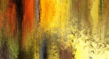 Modern sanat. Renkli çağdaş sanat eserleri. Renkli boya darbeleri. Soyut arkaplanda fırça darbeleri. Fırça boyası. Eşsiz duvar sanatı.