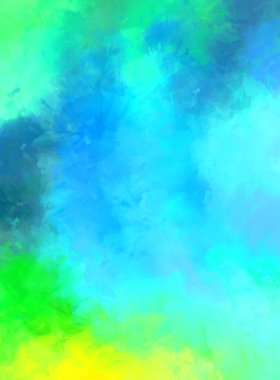 Sanatsal soyut arkaplan. Doku boyalı duvar kağıdı. Boya darbeleriyle yaratıcı bir illüstrasyon. Fırça desenli resim.