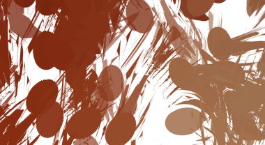 Renkli fırça darbelerinin 2B çizimi. Dekoratif doku resmi. Canlı boya desenli arka plan. Kaotik fırça darbeleri resim.