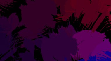 Sanatsal soyut arkaplan. Doku boyalı duvar kağıdı. Boya darbeleriyle yaratıcı bir illüstrasyon. Fırça desenli resim.