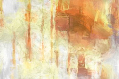Soyut arkaplanda pürüzlü fırça darbeleri. Fırça boyası. Renkli boya darbeleri. Eşsiz duvar sanatı. Tuvaldeki modern sanat. Renkli çağdaş sanat eserleri. 