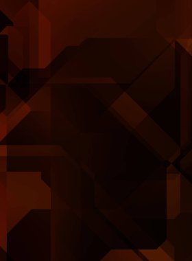 Renkli ve canlı geometrik şekiller katmanları var. Bir teknoloji planının dijital illüstrasyonu. Gelecekçi tasarım şablonu.