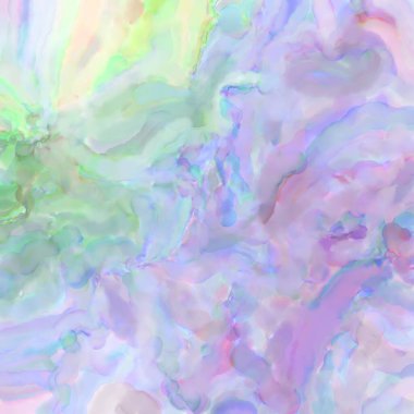 Soyut doku. Yüzeyde etkileyici el yapımı suluboya. Suluboya fırça darbeleri. Modern sanat. Çok renkli arkaplan. Çağdaş duvar sanatı. Renkli bir fon. 2d illüstrasyon.