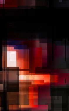 Fütürist soyut geometrik duvar kağıdı. Geometrik renkli şekiller. Dikdörtgen şekilli arka plan. Bir teknolojinin dijital illüstrasyonuName.