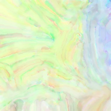 El yapımı sürreal soyut desenli suluboya. Modern sanatsal resim. 2D çizim. Arkaplan boyası karışımı. Yaratıcı duvar sanatı. Çağdaş sanat.