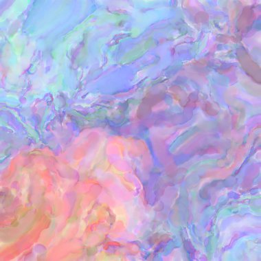 El yapımı sürreal soyut desenli suluboya. Modern sanatsal resim. 2D çizim. Arkaplan boyası karışımı. Yaratıcı duvar sanatı. Çağdaş sanat.