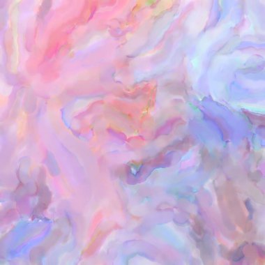 Pastel renklerde suluboya resim. Poster, duvar sanatı, afiş, kart, kitap kapağı ya da ambalaj için rahatlatıcı kompozisyonun yumuşak renkli çizimi. Modern fırça darbeleri resim.