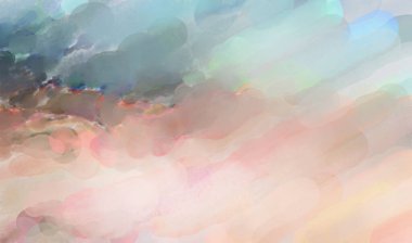 Taranmış Boyalı Soyut Arkaplan. Fırça darbesi ile boyanmış. Boya darbeleri. 2B Görüntü.