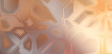 Renkli ve canlı geometrik şekiller katmanları var. Bir teknoloji planının dijital illüstrasyonu. Gelecekçi tasarım şablonu.