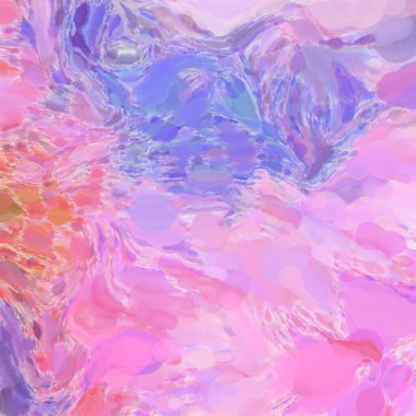 El yapımı sürreal soyut desenli suluboya. Modern sanatsal resim. 2D çizim. Arkaplan boyası karışımı. Yaratıcı duvar sanatı. Çağdaş sanat.