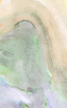 El yapımı sürreal soyut desenli suluboya. Modern sanatsal resim. 2D çizim. Arkaplan boyası karışımı. Yaratıcı duvar sanatı. Çağdaş sanat