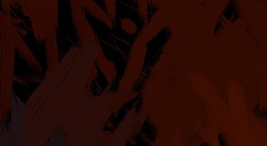 Sanatsal soyut arkaplan. Doku boyalı duvar kağıdı. Boya darbeleriyle yaratıcı bir illüstrasyon. Fırça desenli resim.