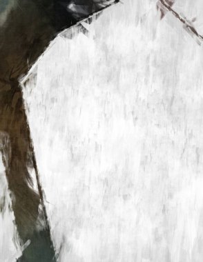 Soyut arkaplanda pürüzlü fırça darbeleri. Fırça boyası. Renkli boya darbeleri. Eşsiz duvar sanatı. Tuvaldeki modern sanat. Renkli çağdaş sanat eserleri. 