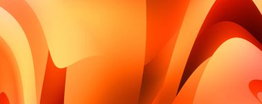 Soyut arkaplan. Renkli dalgalı tasarım duvar kağıdı. yaratıcı grafik 2D çizim. Dinamik şekilli modaya uygun sıvı örtüsü.