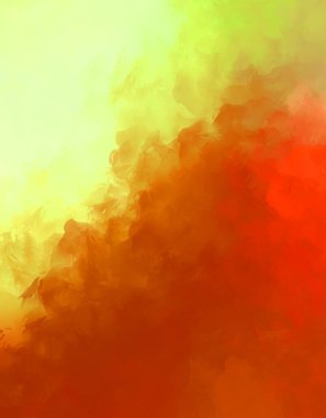 Yaratıcı soyut resim. Artistik fırça darbeleriyle donatılmış. Renkli ve canlı bir illüstrasyon. boyalı sanat.