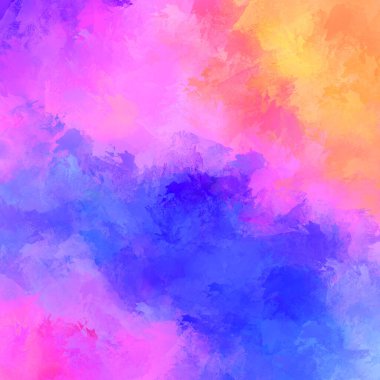 Boya darbeleri. 2D İllüstrasyon. Taranmış Boyalı Soyut Arkaplan. Fırça darbesi ile boyanmış. Modern sanat.