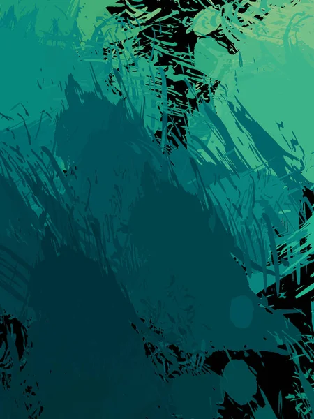 Duvar sanatı Eşsiz ve yaratıcı illüstrasyon. Fırça darbesi ile boyanmış. Renkli fırça darbelerinin soyut arkaplanı. Fırçalanmış canlı duvar kâğıdı. Boyalı sanatsal yaratım.