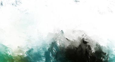 Canlı fırça darbeleriyle boyanmış. Renkli desenli resim. Fırçalanmış duvar kağıdını boya.