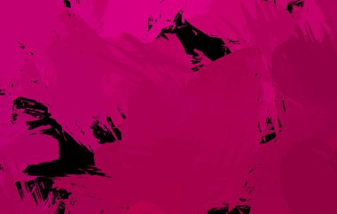 Vahşi fırça darbeleriyle yaratıcı soyut resim. Artistik fırça darbeleriyle donatılmış. Renkli ve canlı bir tasvir. Boyalı sanat.