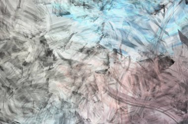 Modern sanat. Taranmış Boyalı Soyut Arkaplan. Fırça darbesi ile boyanmış. Boya darbeleri. 2B Görüntü