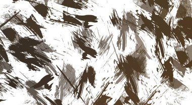 Renkli fırça darbelerinin 2B çizimi. Dekoratif doku resmi. Canlı boya desenli arka plan. Kaotik fırça darbeleri resim.